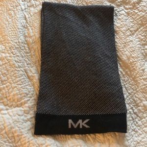 Michael Kors Black and Gray Scarf